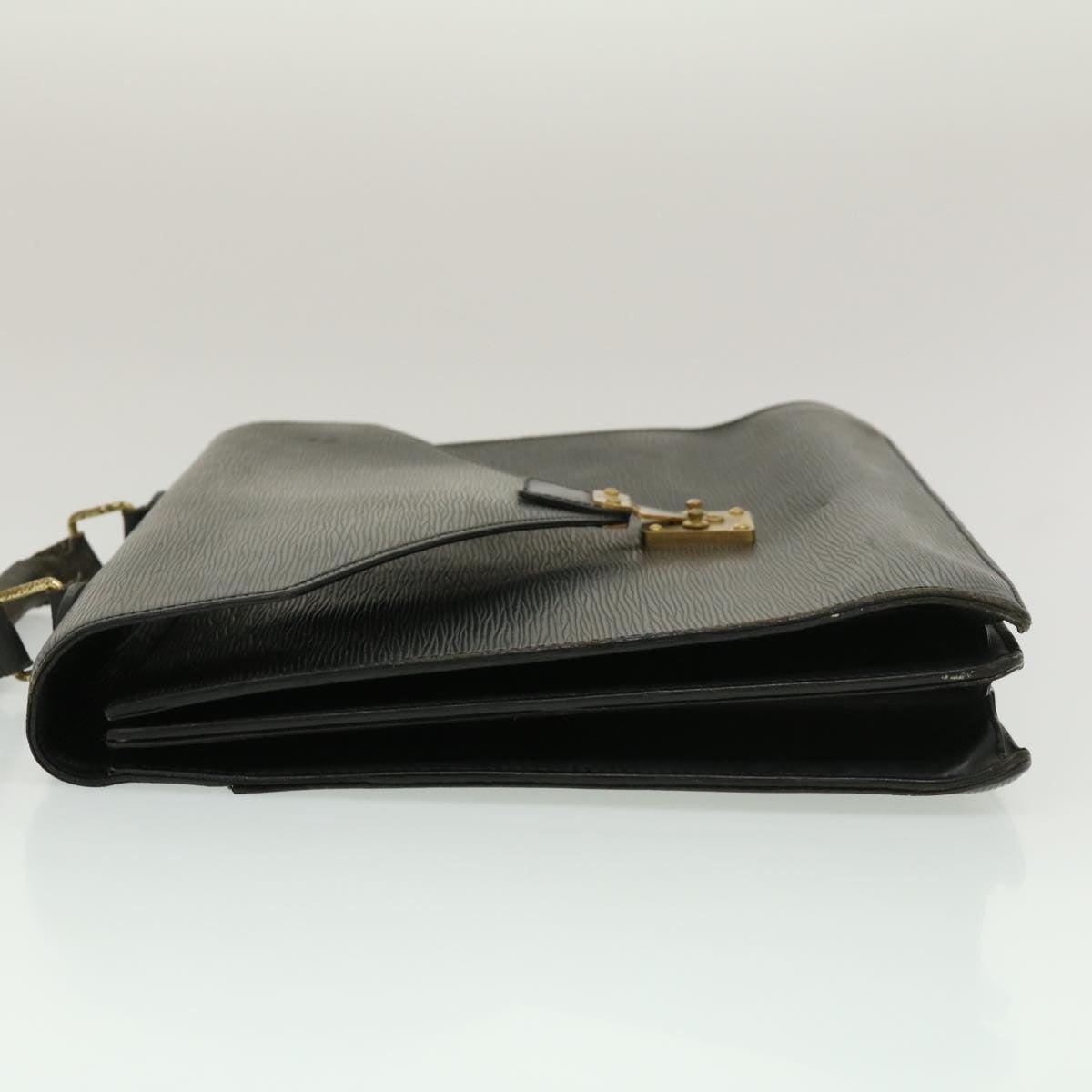 LOUIS VUITTON Epi Serviette Ambassador Business Bag Black M54412 - 4