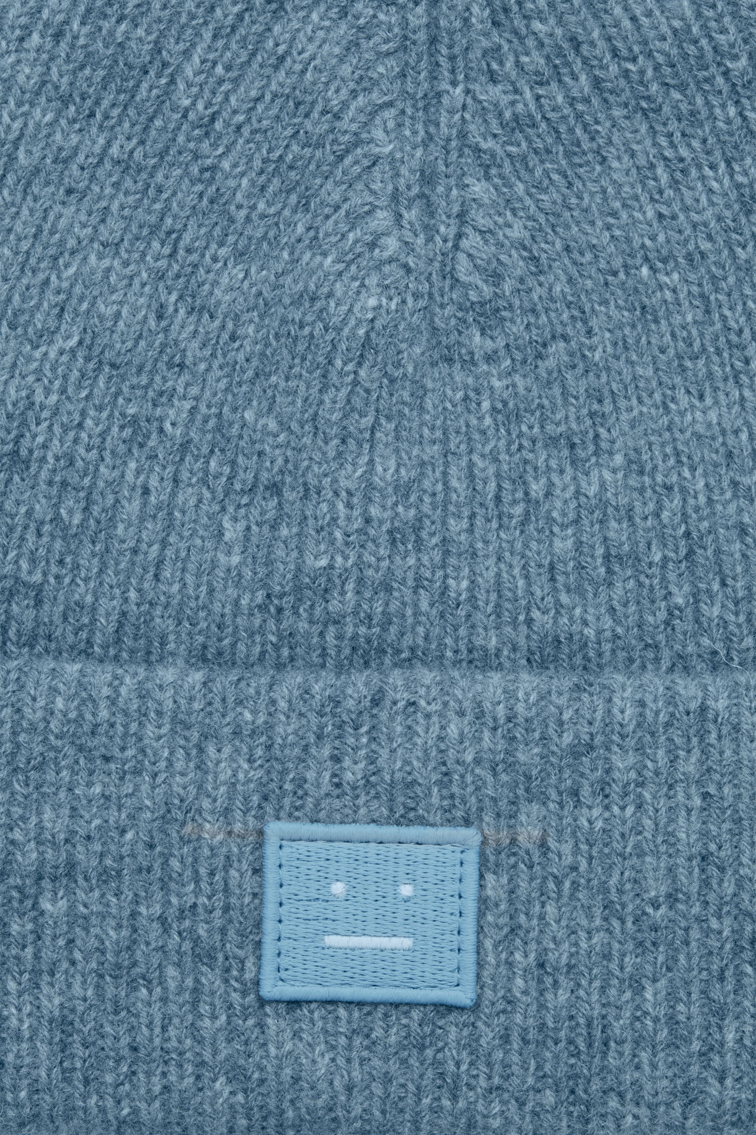 Face patch beanie mineral blue - 2