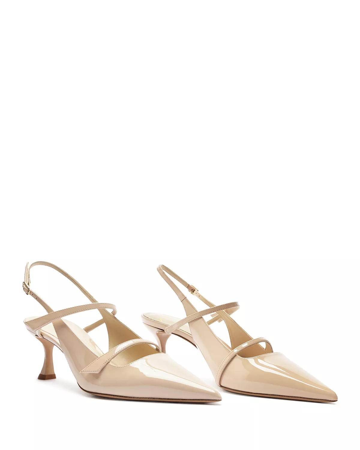 Women's Tita Pointed Toe Mid Heel Slingback Pumps - 9