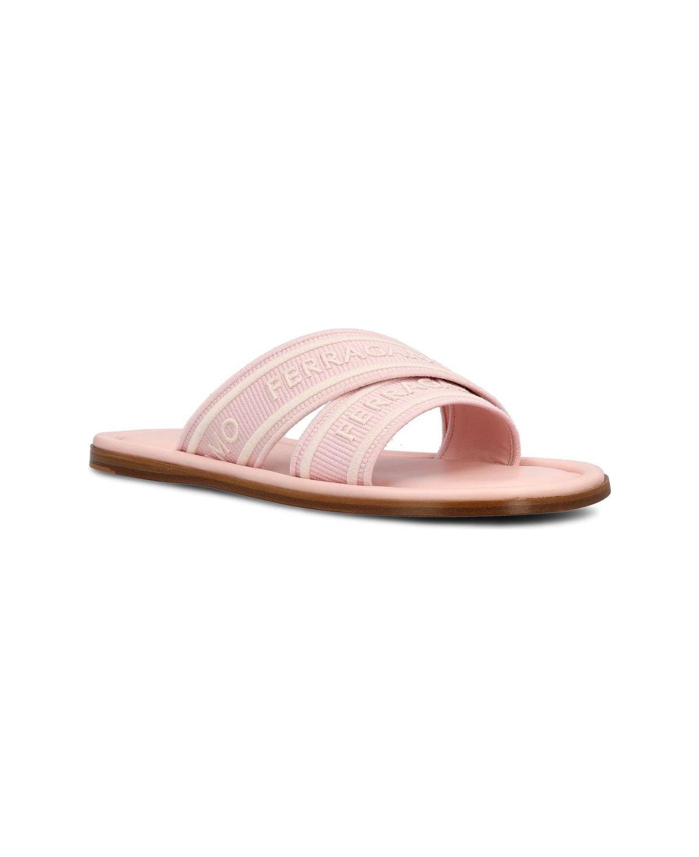 Logo Embossed Slip-on Sandals - 2