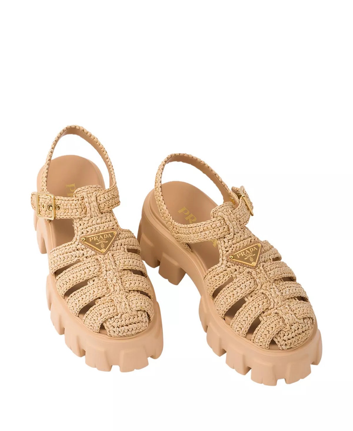 Women's Monolith Crochet Cage Sandals - 4