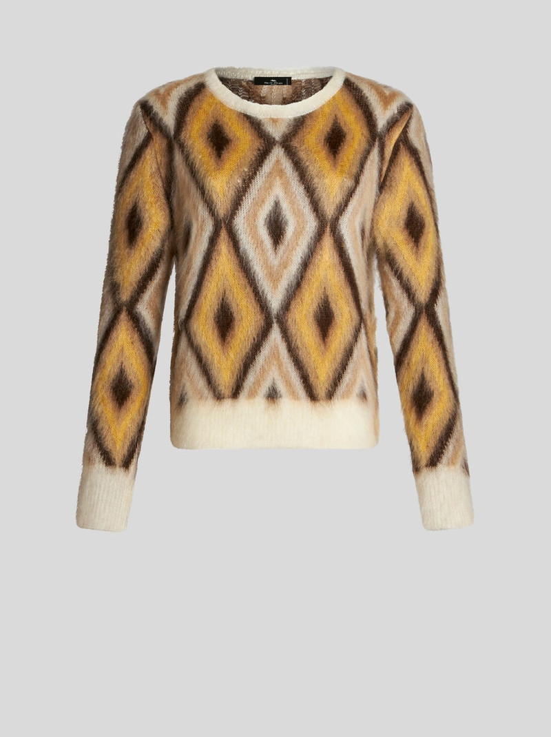 ROUND NECK JACQUARD JUMPER 1
