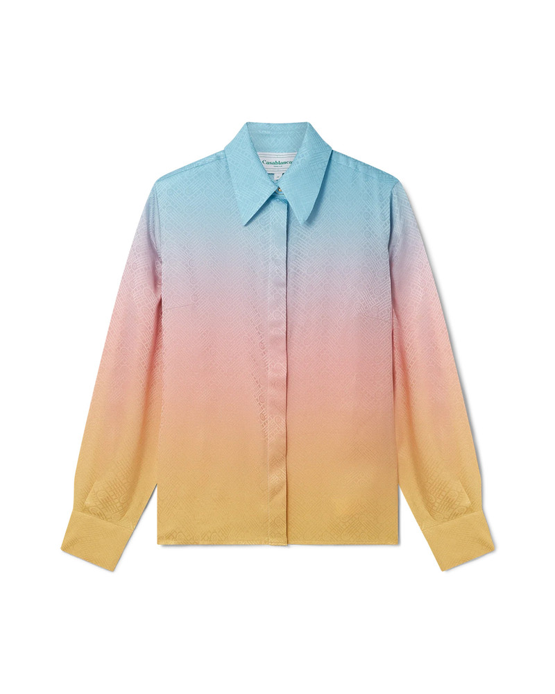 Ping Pong Gradient Silk Shirt | Casablanca Paris 1