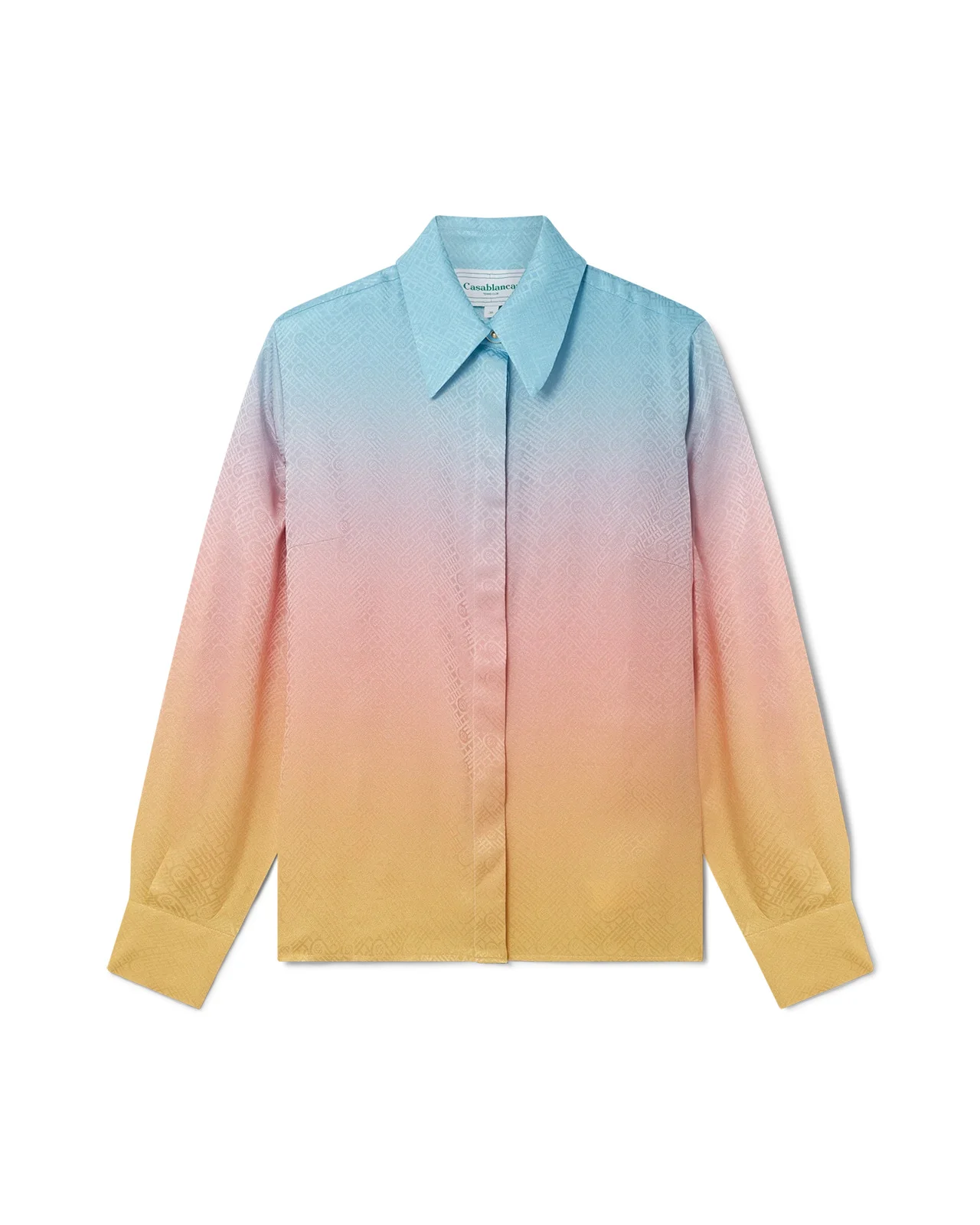 Ping Pong Gradient Silk Shirt | Casablanca Paris - 1