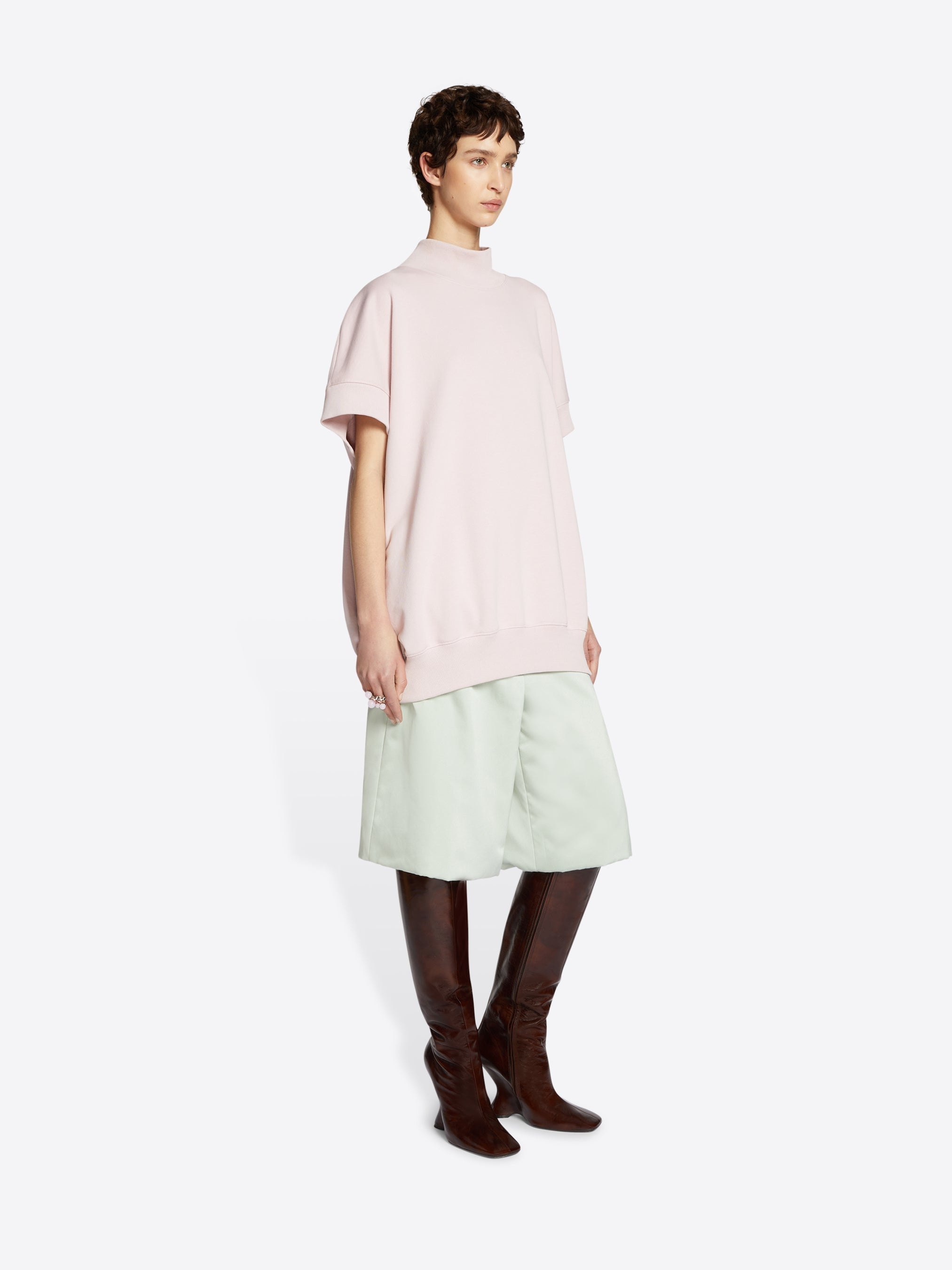 SHORT SLEEVED SWEATSHIRT - 3