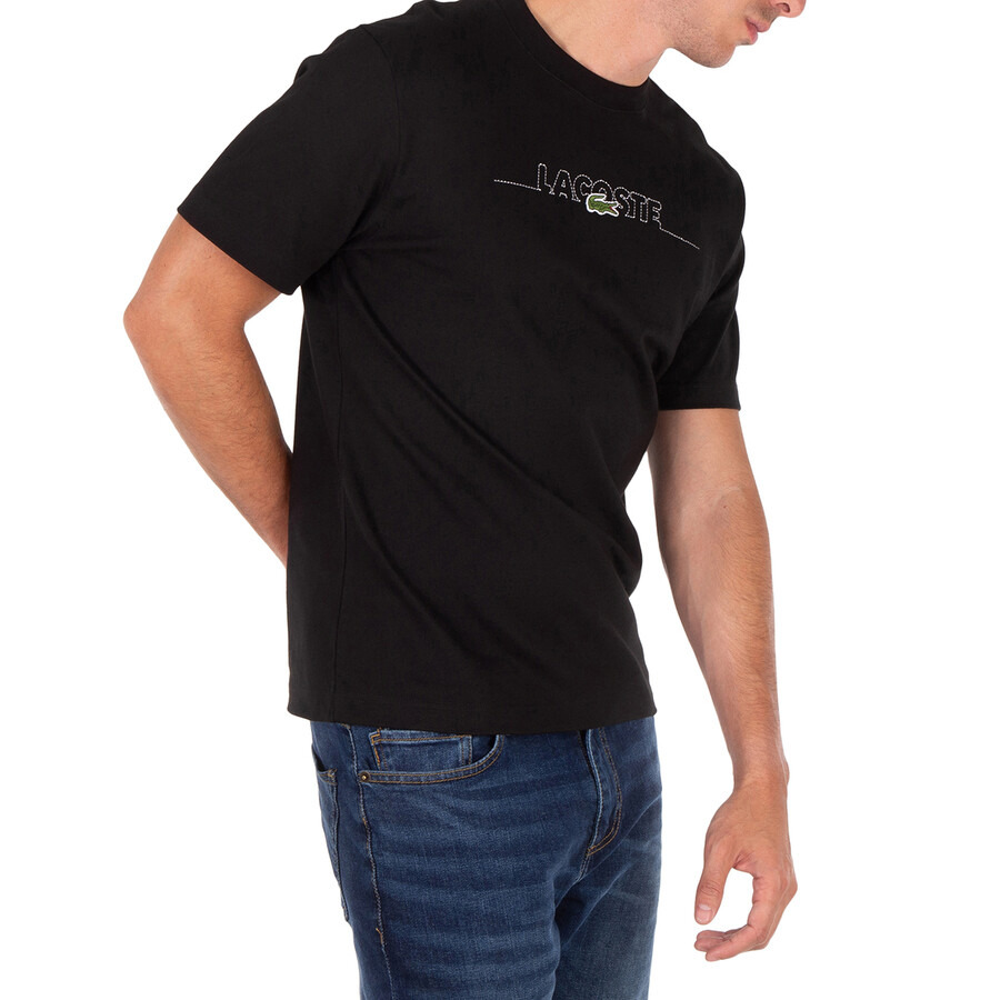 Lacoste Logo Embroidered Cotton T-Shirt - 2