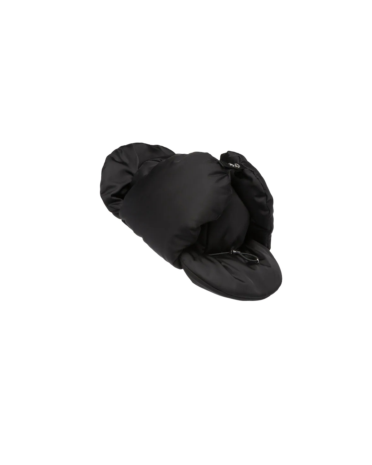 Padded nylon gabardine hat - 3