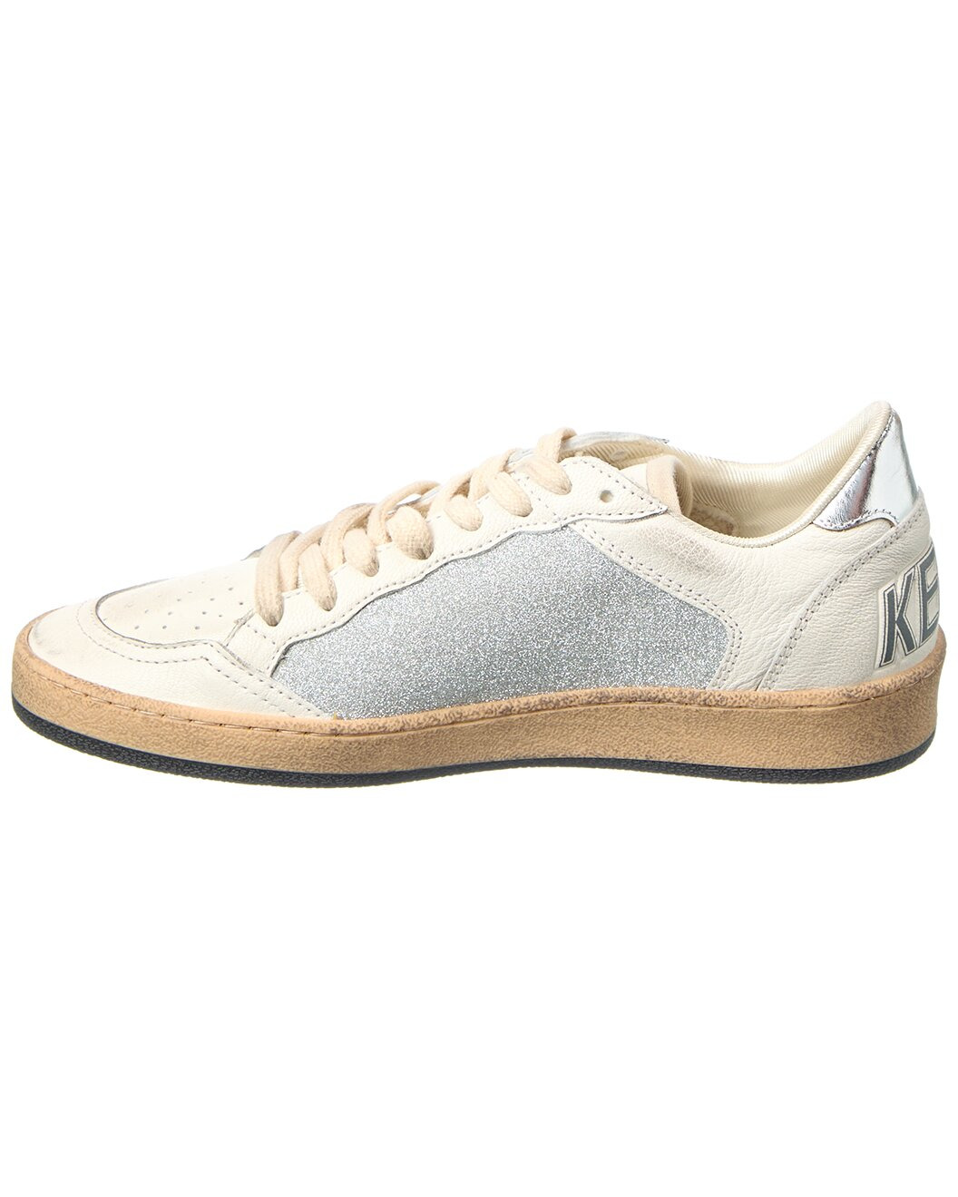 Golden Goose Ballstar Glitter & Leather Sneaker - 2