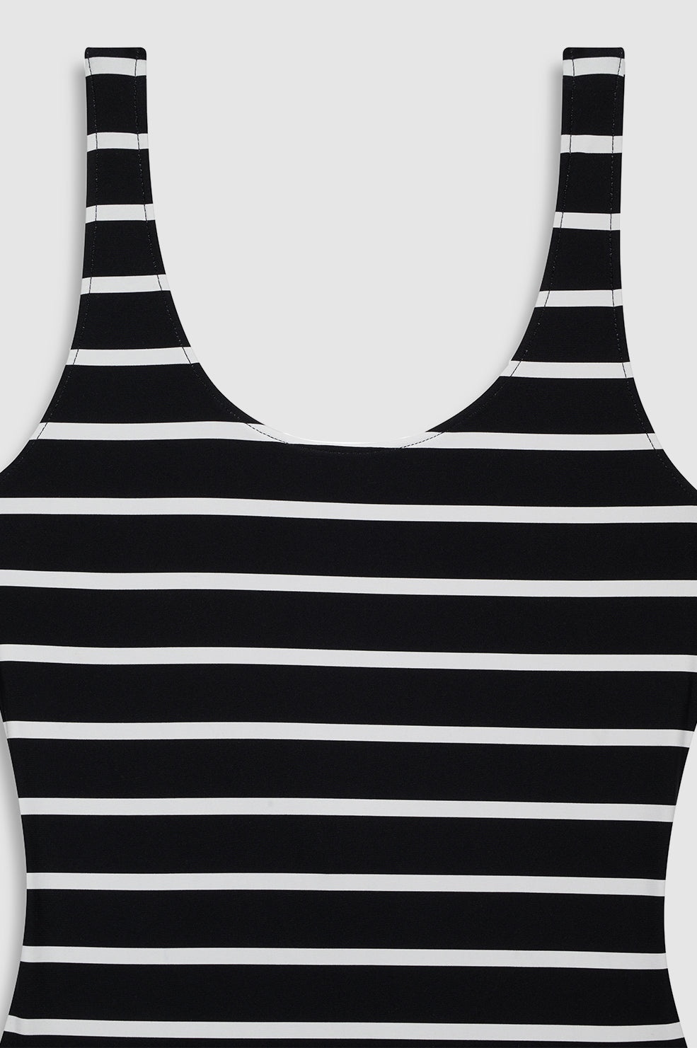 Jace One Piece - Black And White Stripe - 4