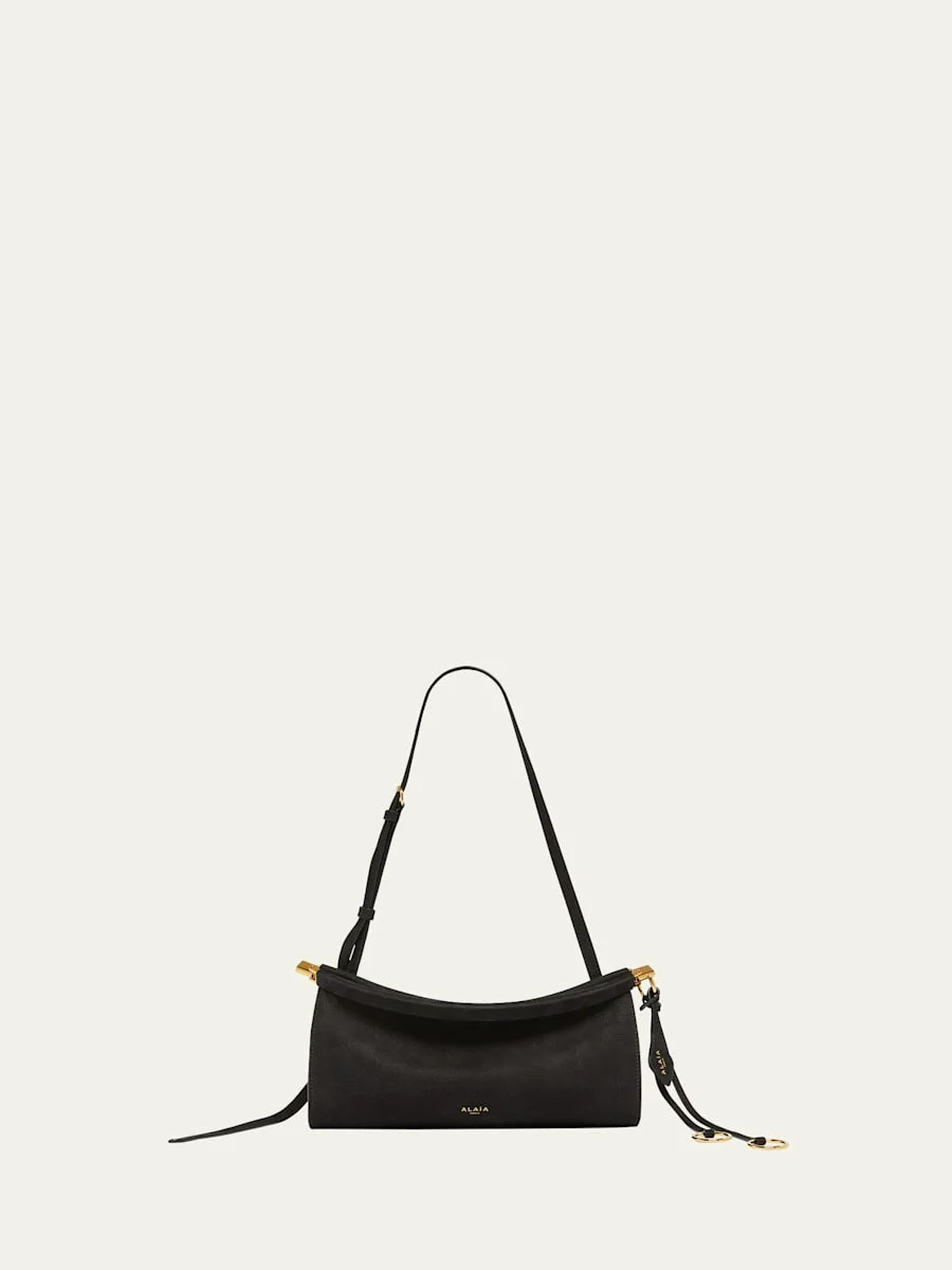 Le Click Small Shoulder Bag in Nubuck Leather - 1