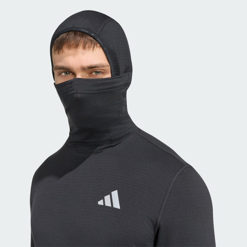 adi365 Running Essentials Winterized Long Sleeve Hooded Track Top 5