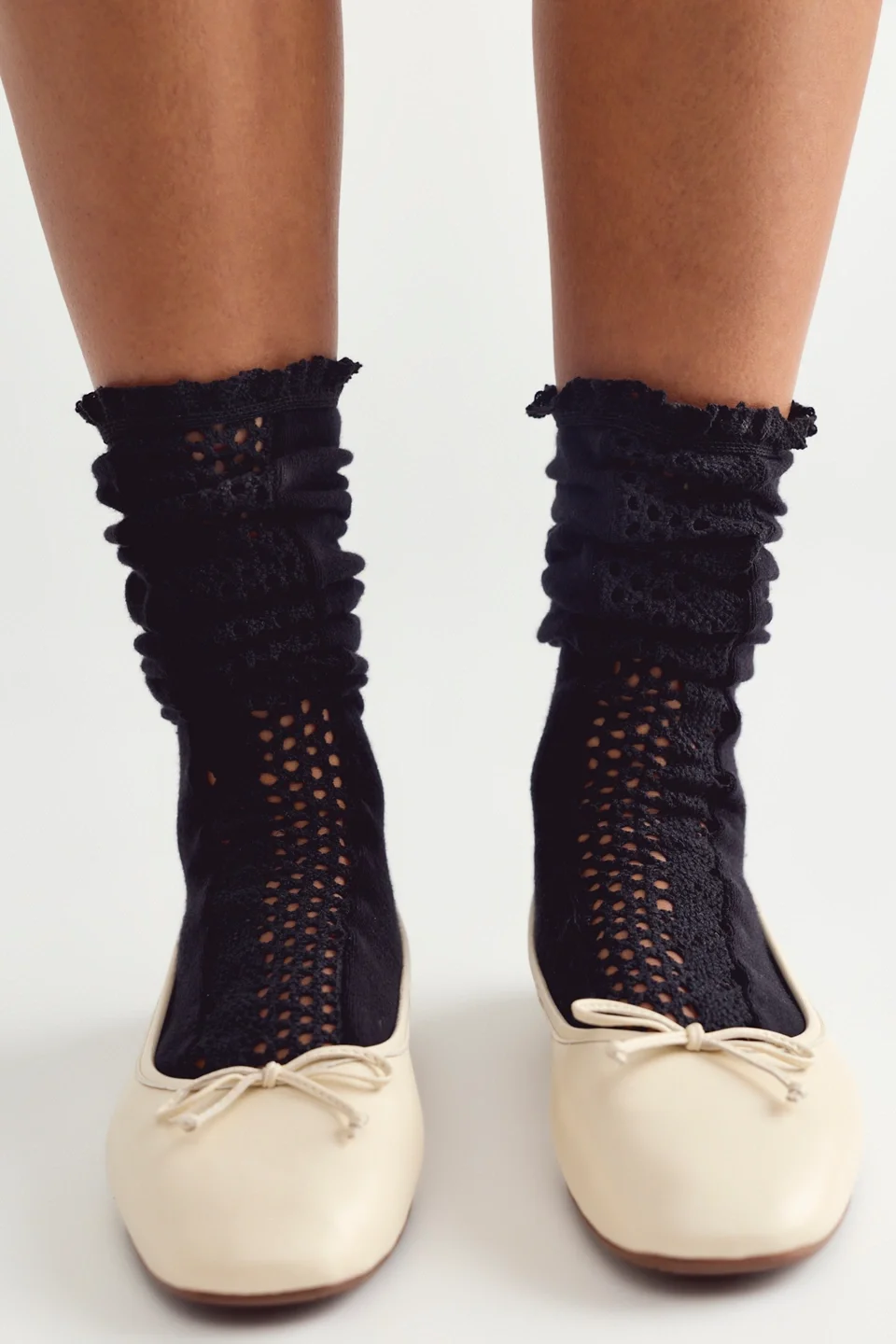 Rubies Crochet Knee High Socks - 1