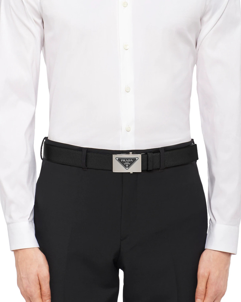 Prada Saffiano leather belt outlook