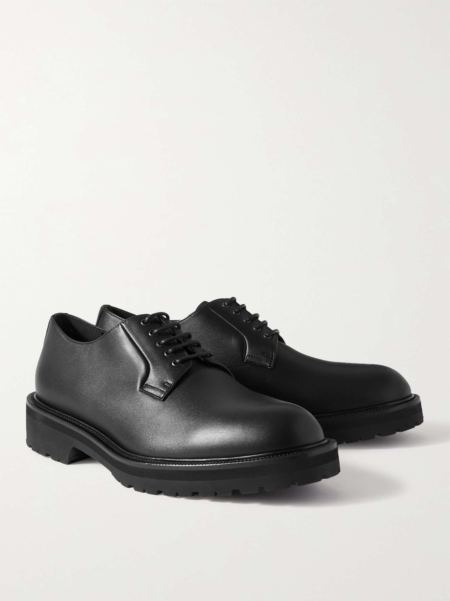 Leather Derby Shoes - 4