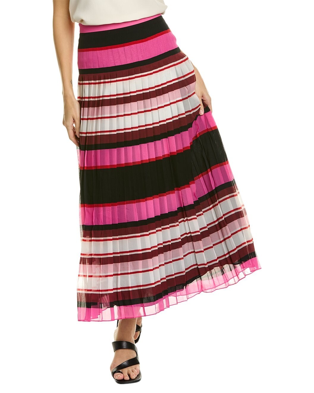 Valentino Silk Midi Skirt - 2