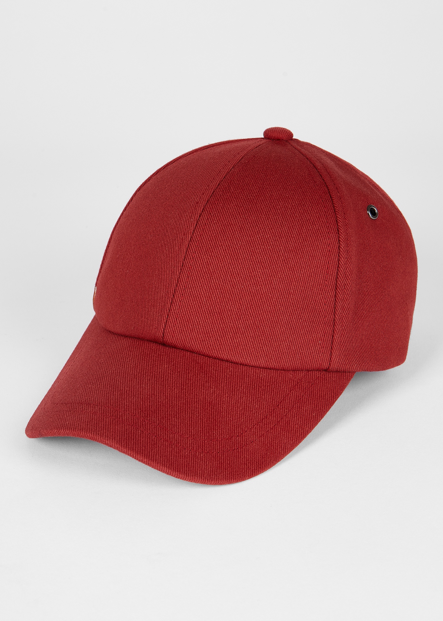 Burgundy 'Signature Stripe' Trim Baseball Cap - 2
