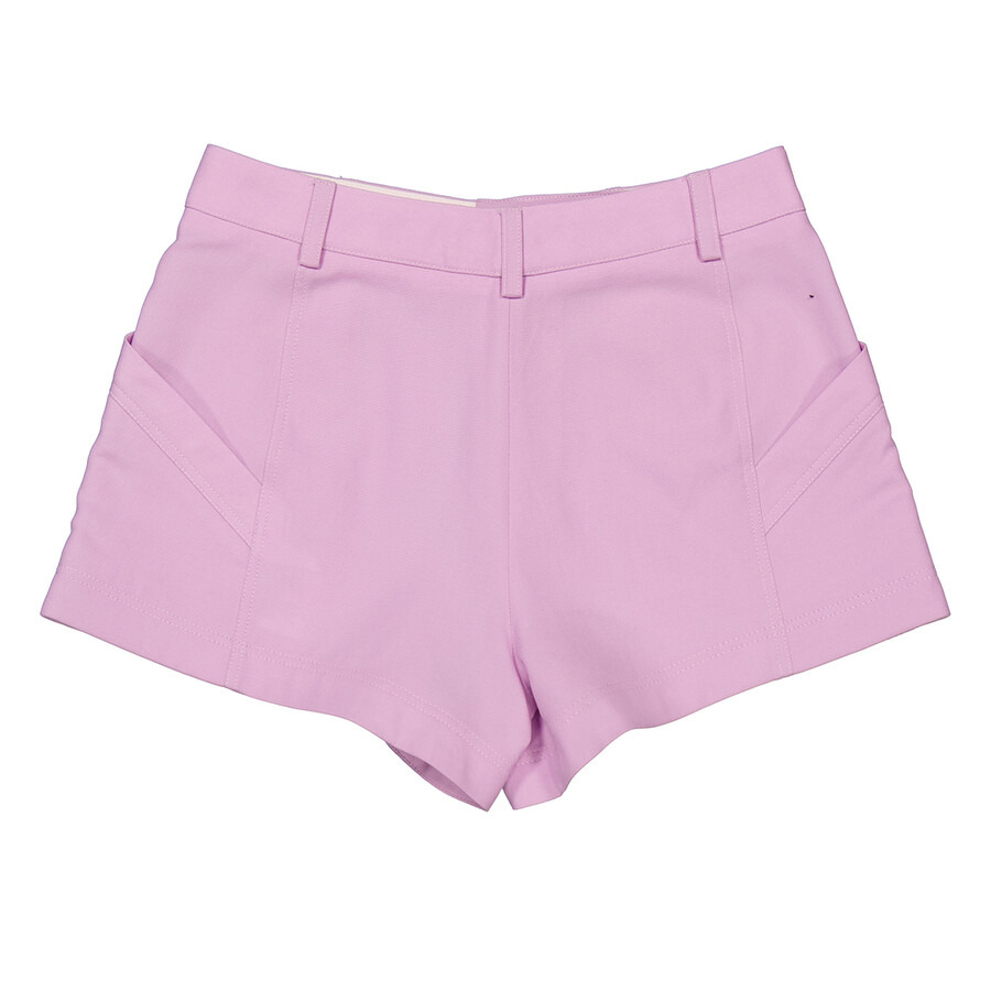 Stella McCartney Ladies Purple High-Waist Shorts - 5