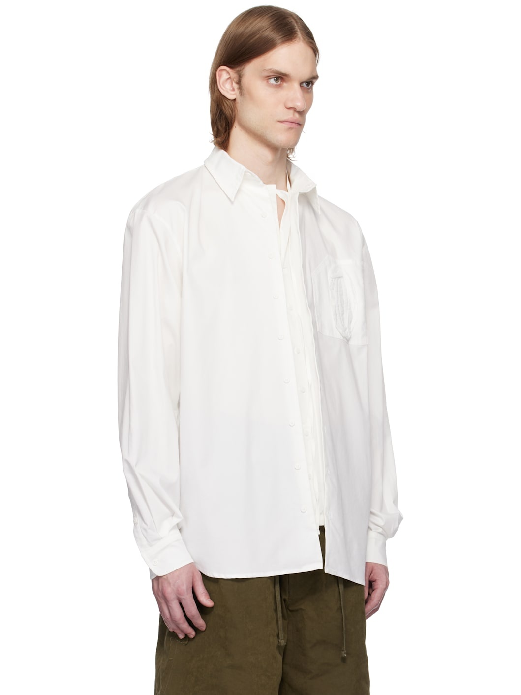 White Oversized Shirt - 2