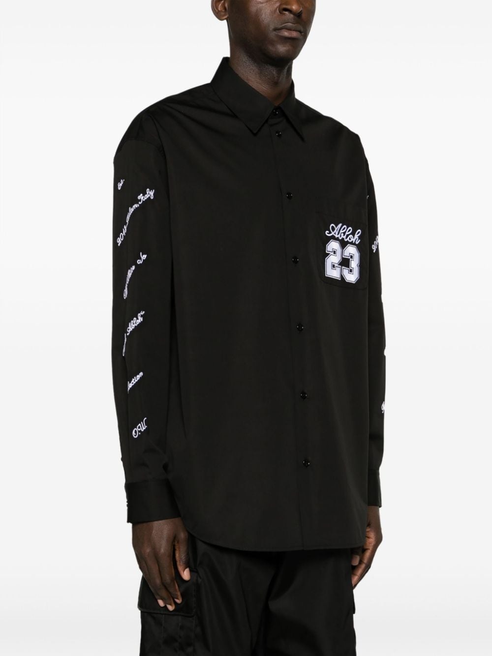Tシャツ・カットソー Off-White Off White 23 Logo Heavycot Overshirt 21572387_56904223_1000.jpg