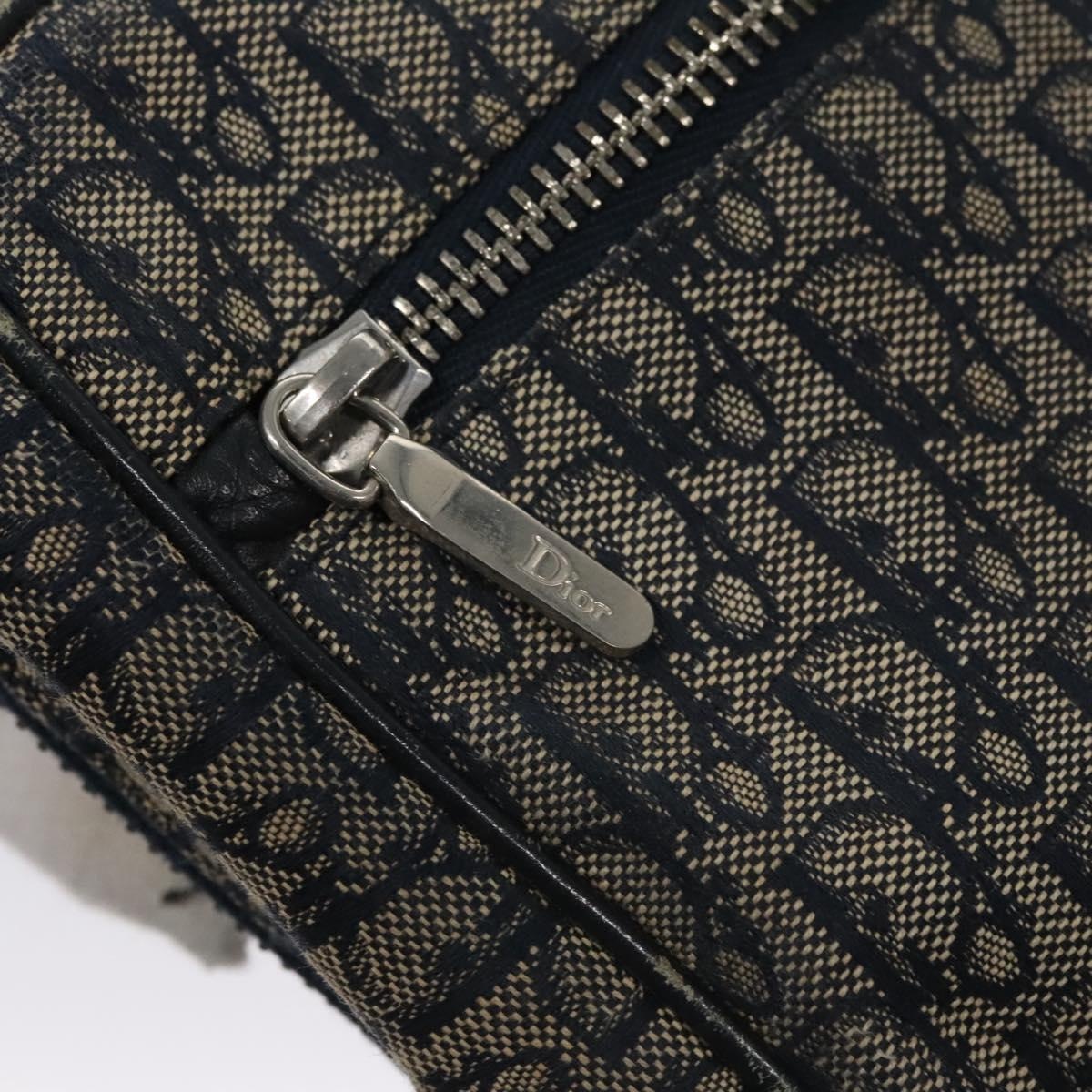 DIOR Trotter Canvas Hand Bag Navy - 15