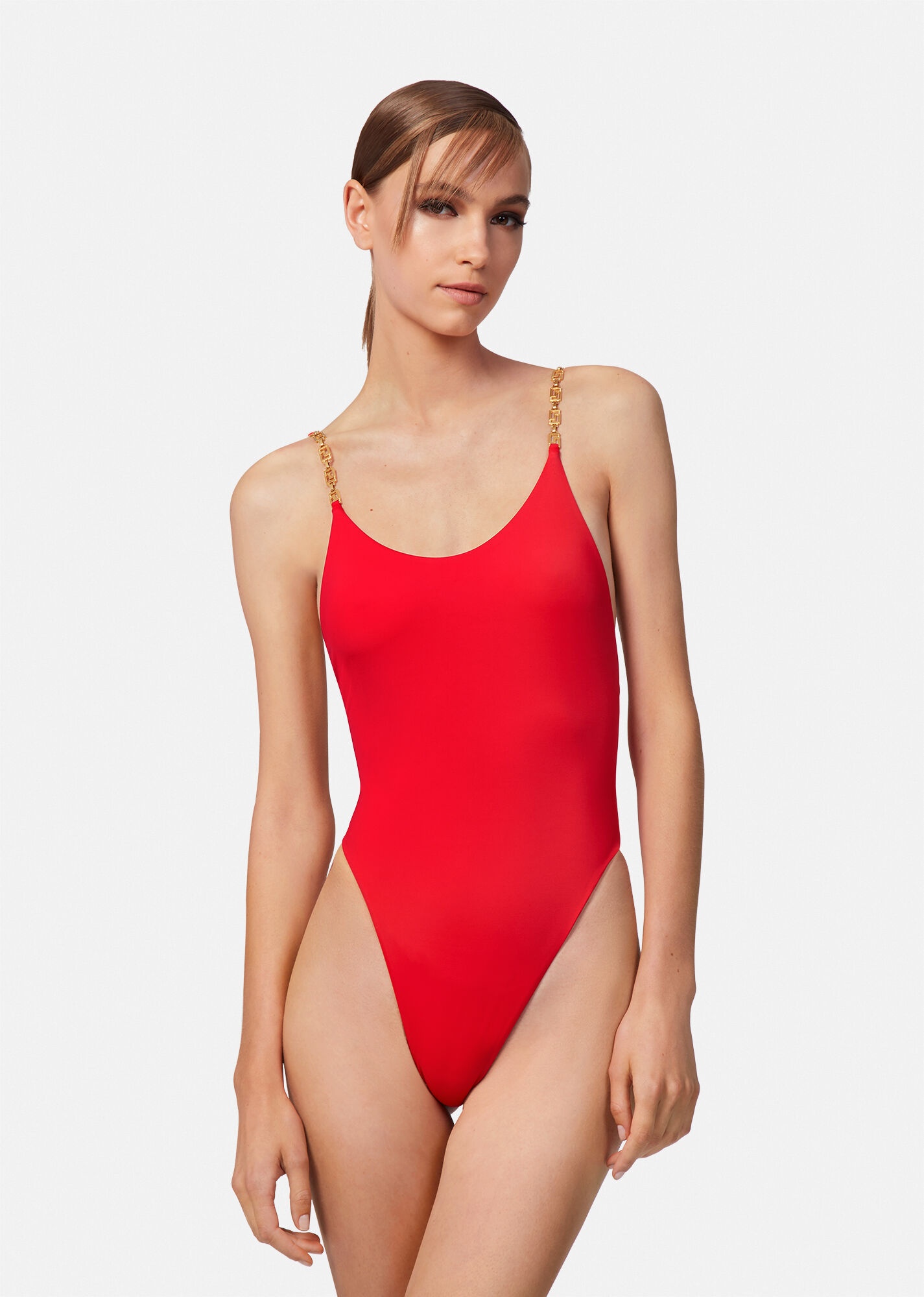 Greca Chain One-Piece Swimsuit - 2