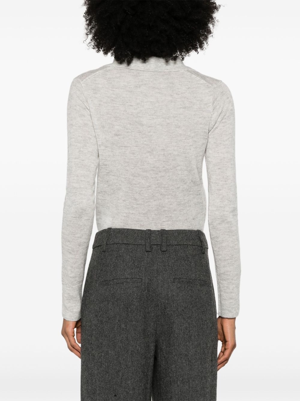 herringbone trousers - 4