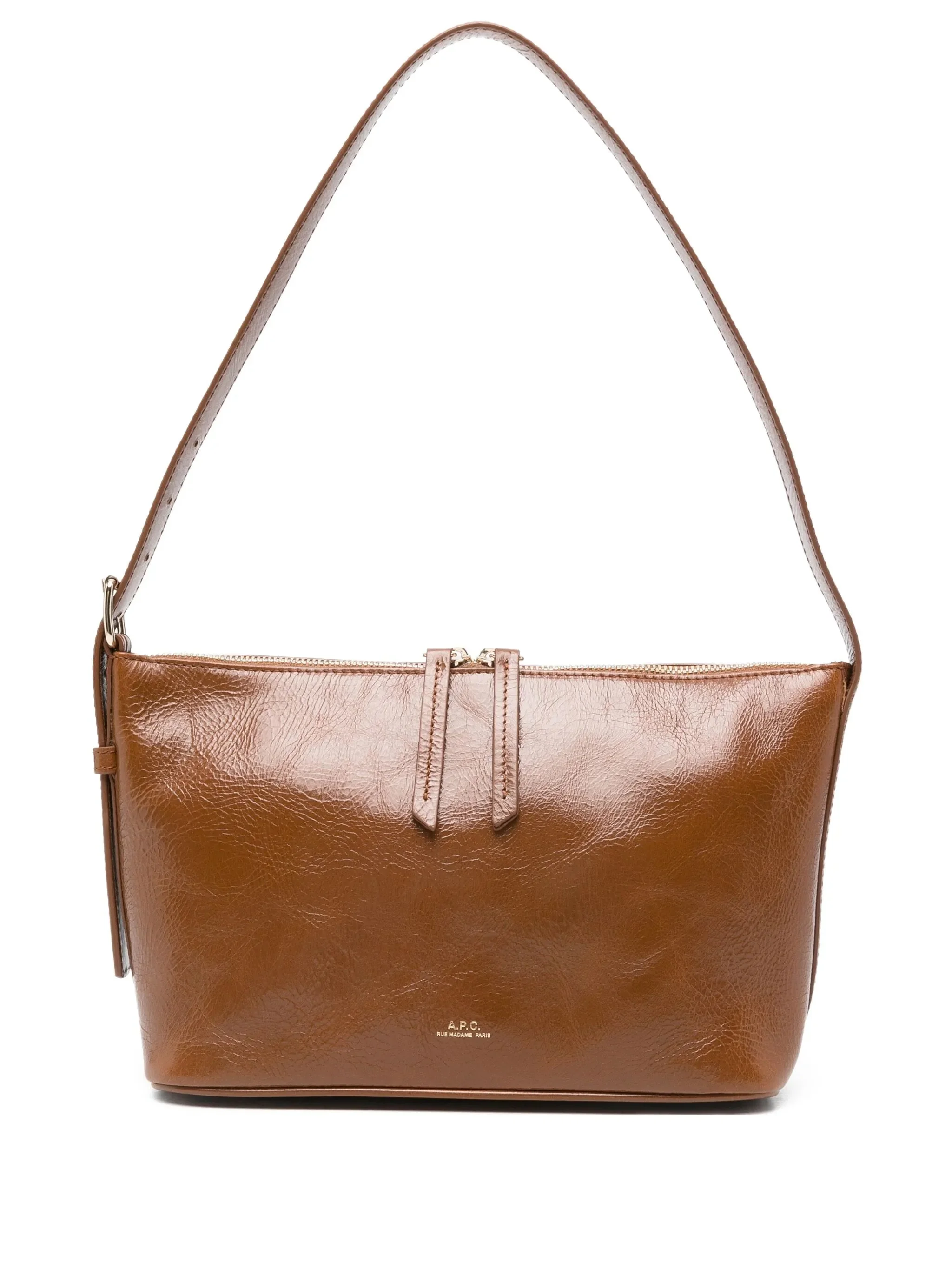 A.p.c. Leather Buckle-detail Tote Bag - 1