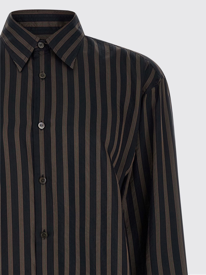 DRIES VAN NOTEN Striped Cupro Shirt 4