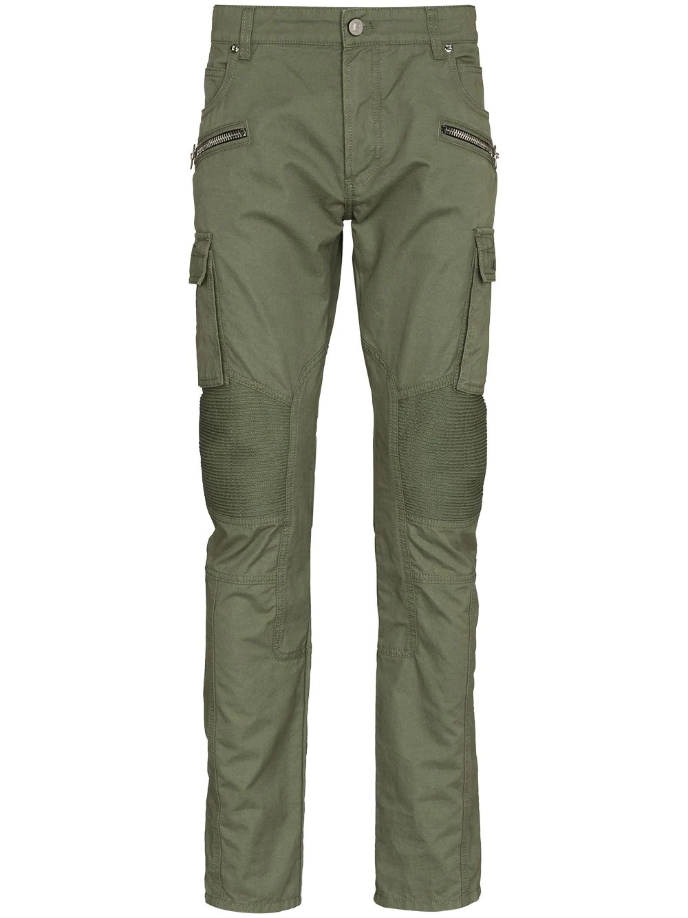 cargo-pockets skinny trousers - 1