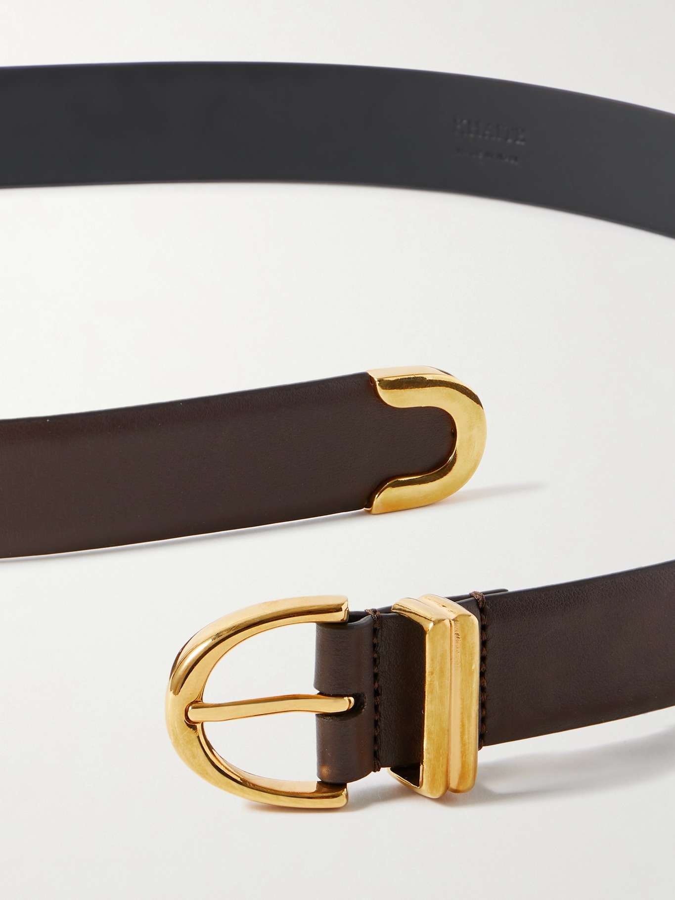 Bambi leather belt Dark brown - 3
