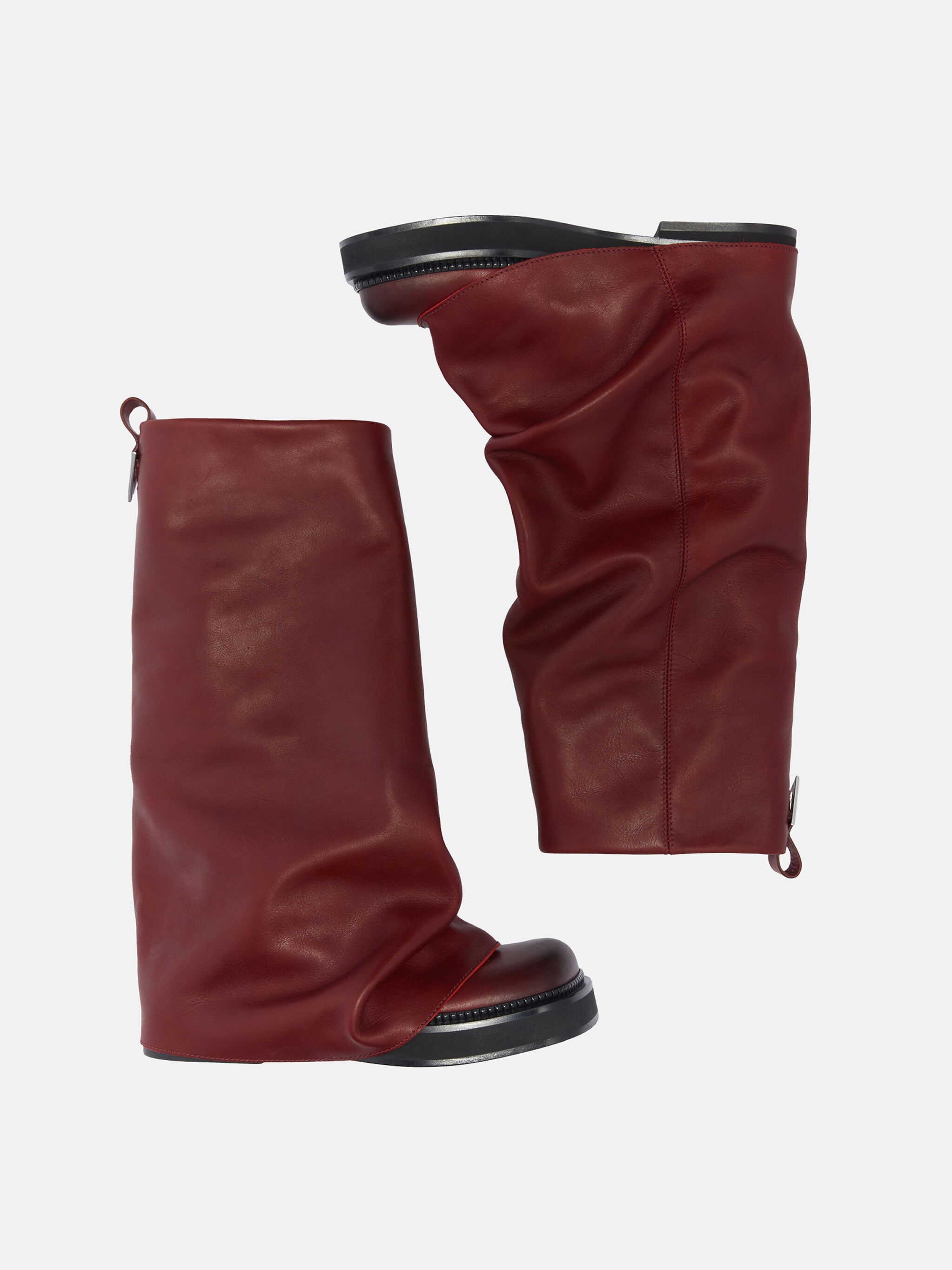 ''ROBIN'' BORDEAUX COMBAT BOOT - 3