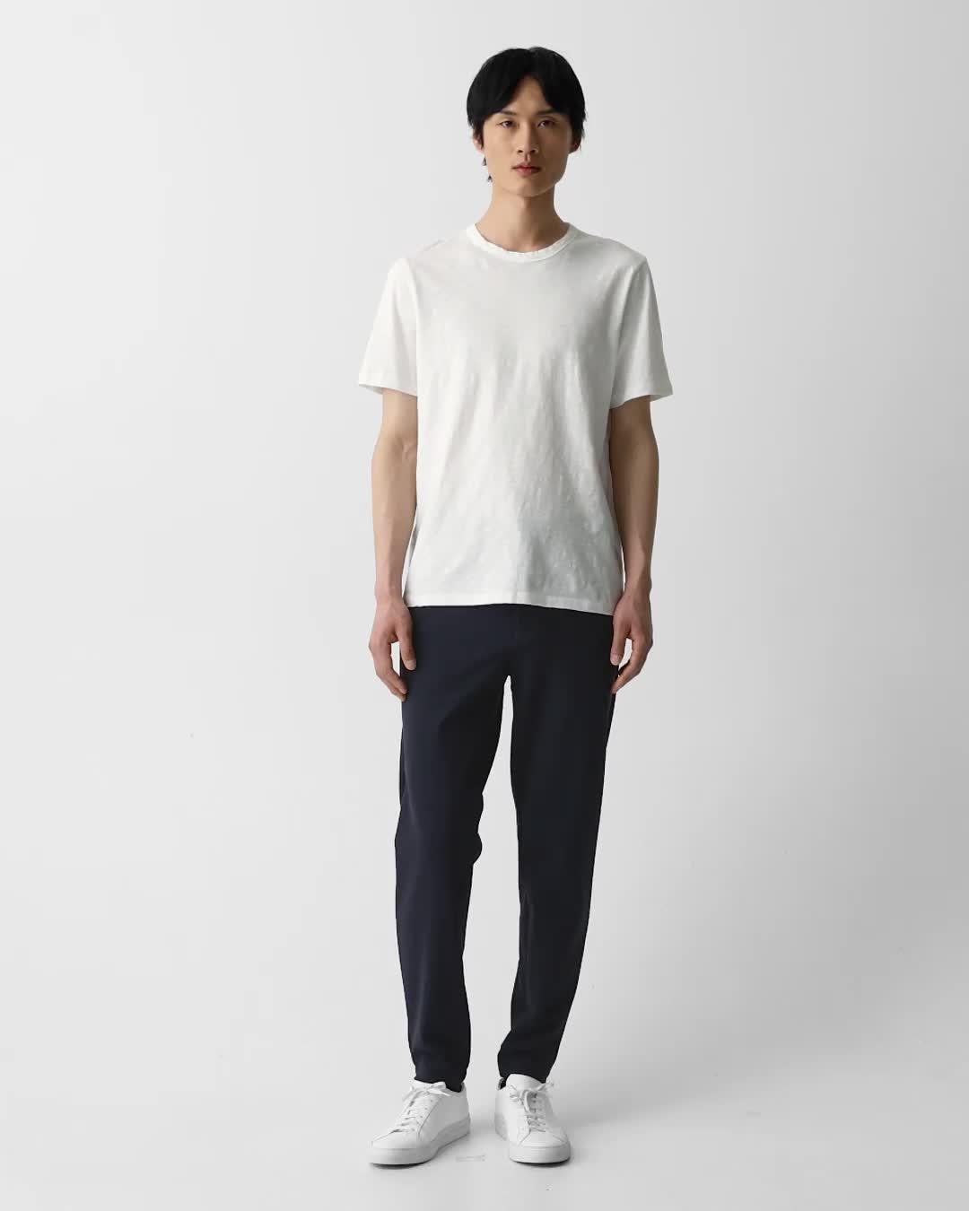 Essential Tee in Cosmos Slub Cotton - 7