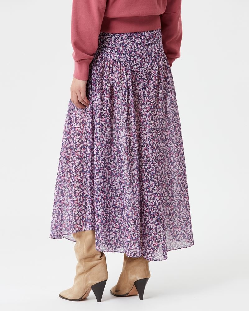 MARINO FLORAL MAXI SKIRT - 5