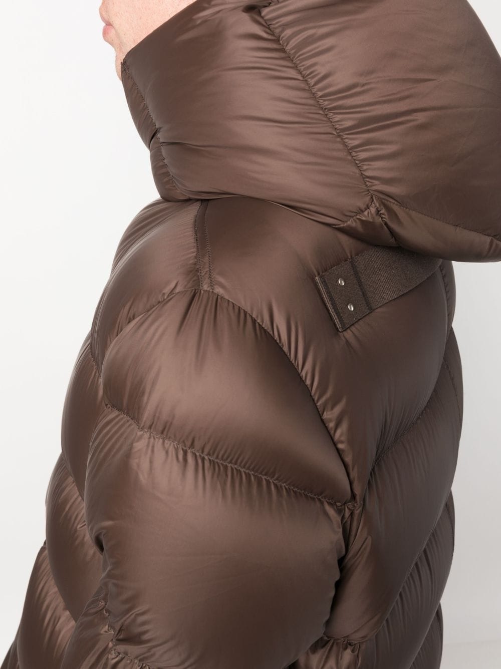 oversized hooded padded coat - 5