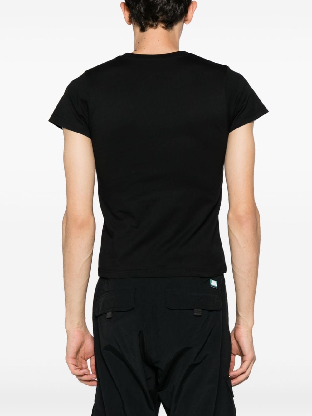 logo-print cotton T-shirt - 4