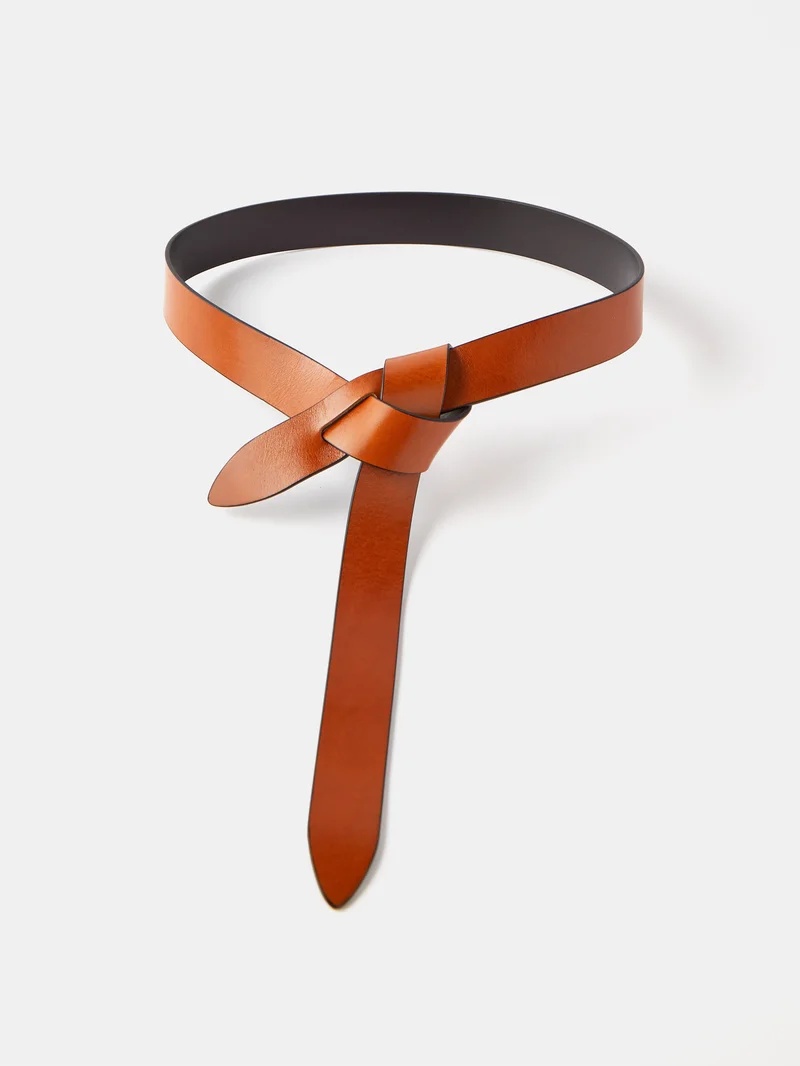 Lecce reversible knot leather belt - 2