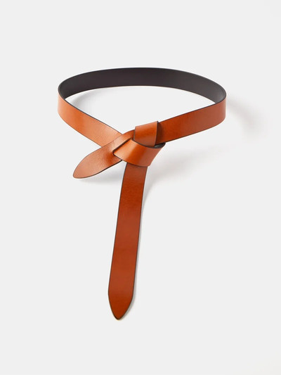 Isabel Marant Lecce reversible knot leather belt outlook