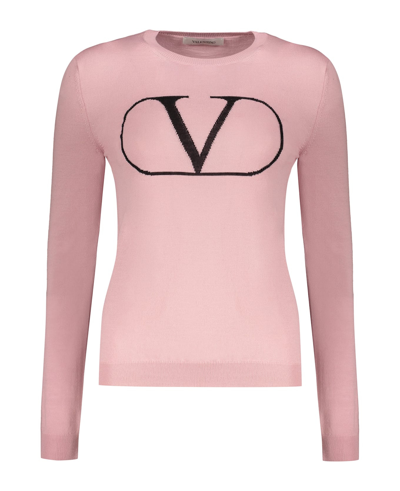 Long Sleeve Crew-neck Sweater - 1