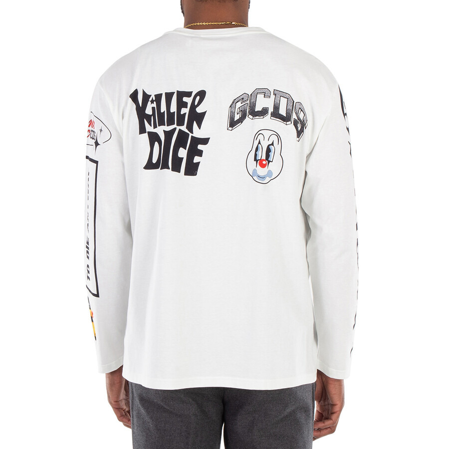 GCDS Digital Graphic Long-Sleeve T-Shirt - 5