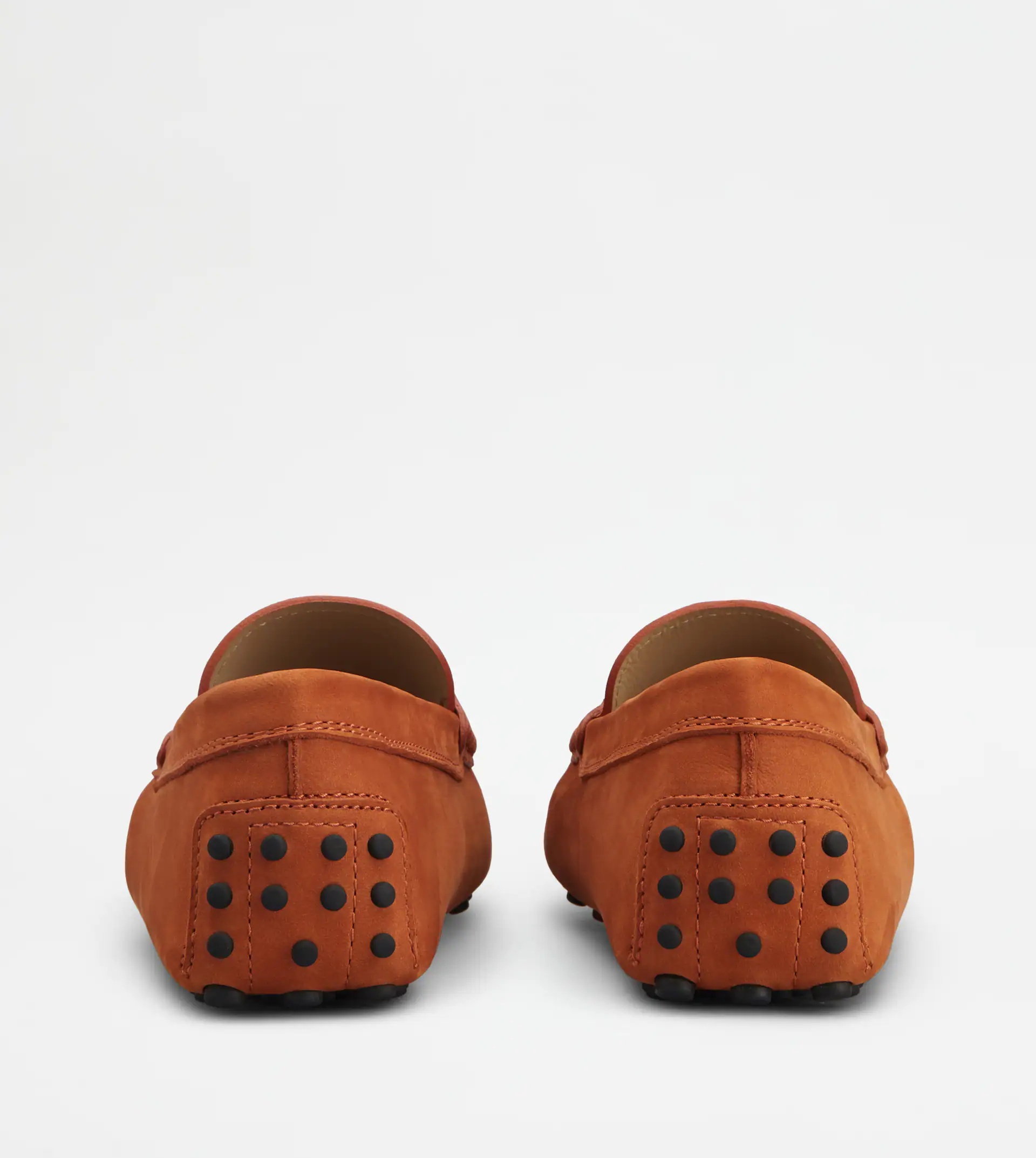 GOMMINO DRIVING SHOES IN NUBUCK - ORANGE - 2