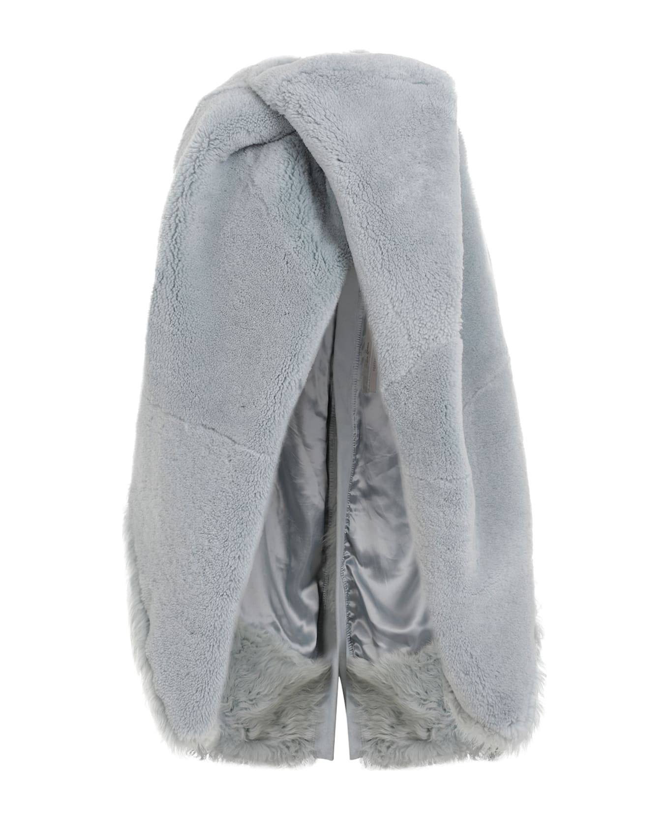 Short Masto Shearling Cape - 2
