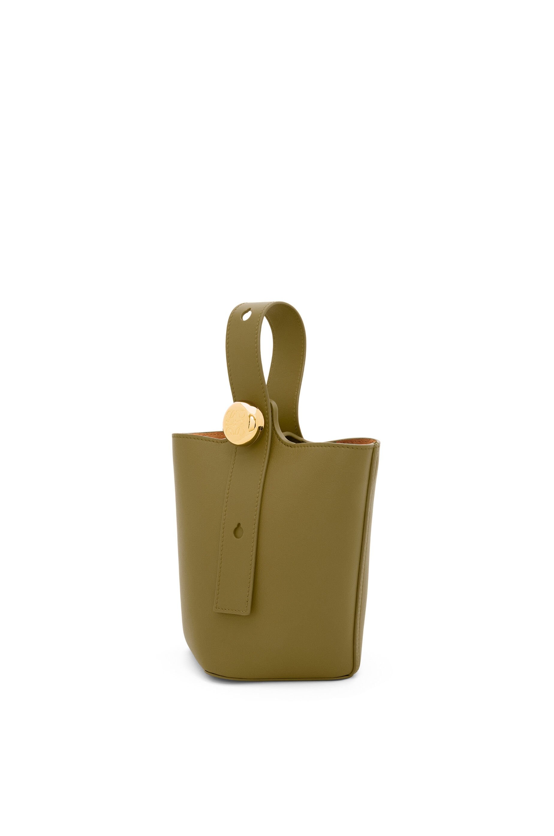 Mini Pebble Bucket bag in mellow calfskin - 2