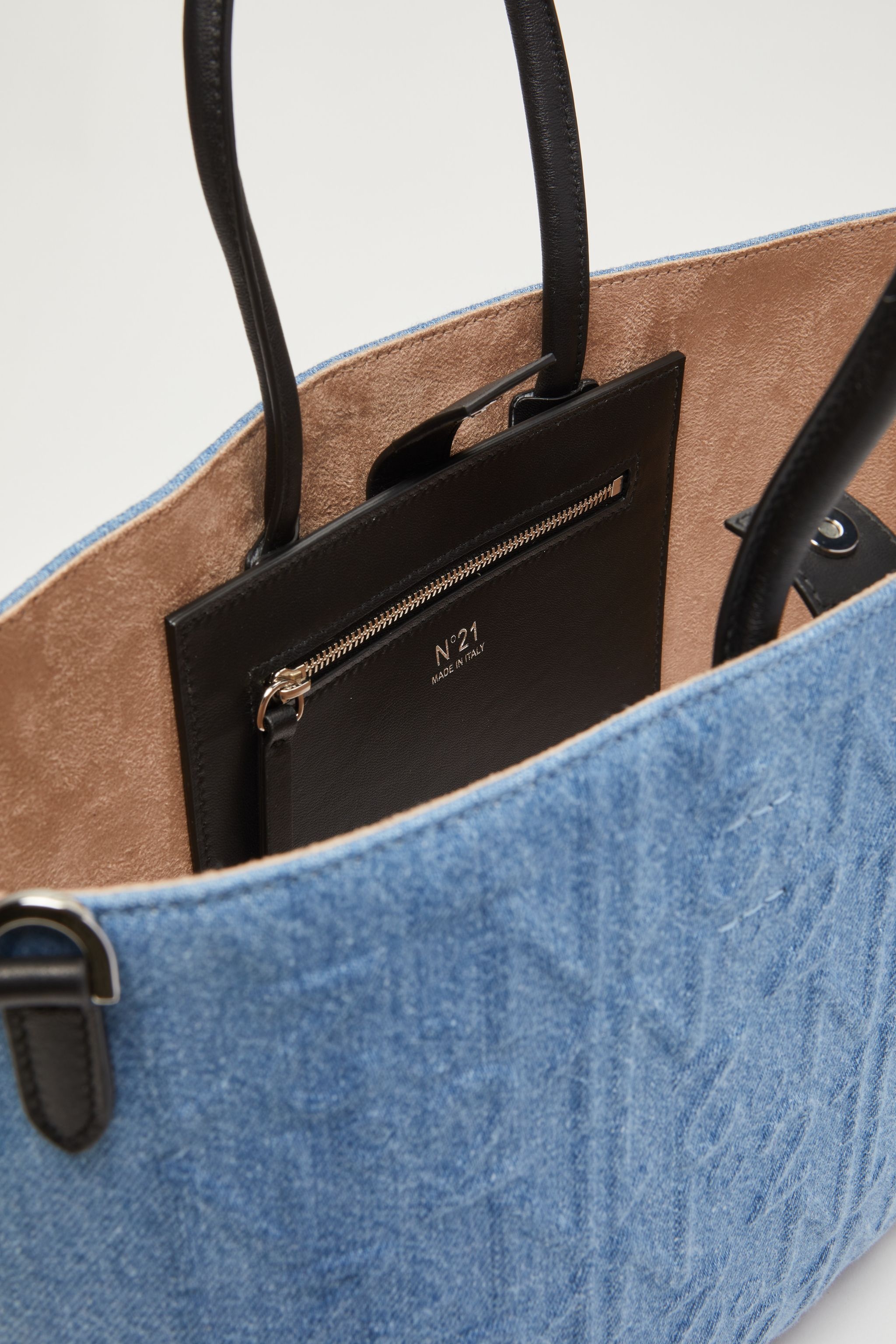 MAXI LOGO-EMBOSSED SHOPPER - 5