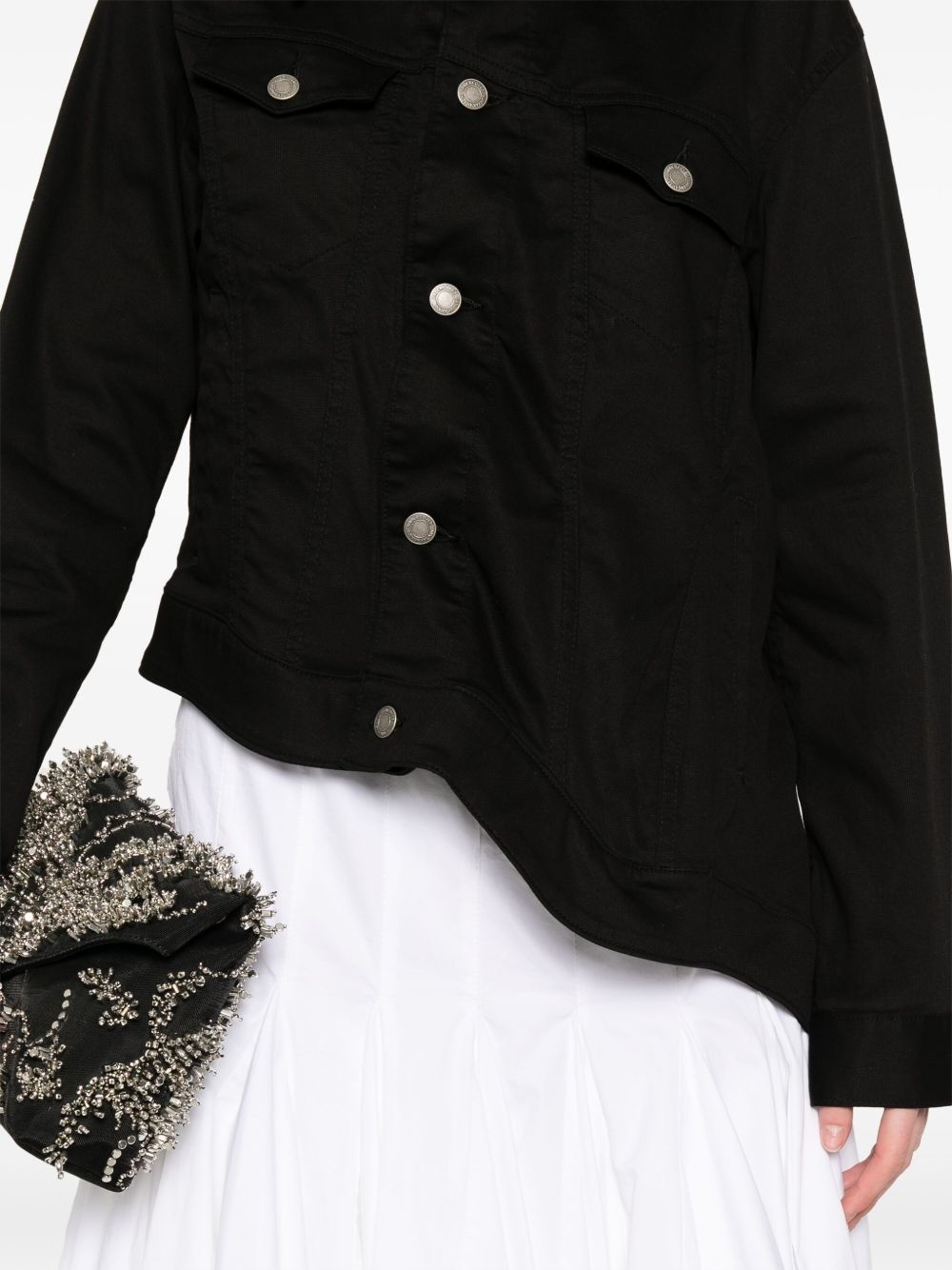 asymmetric shirt jacket - 5