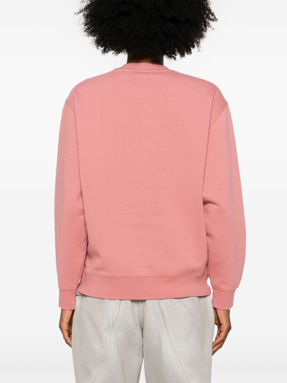 logo-embroidered sweatshirt - 4