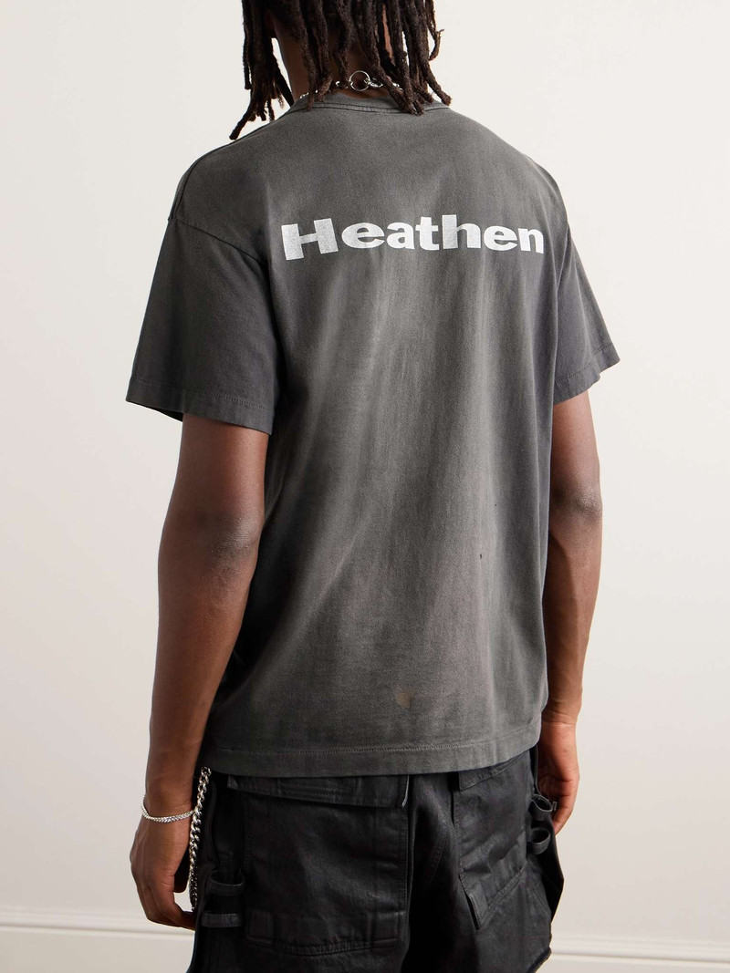 Dead Heathen Printed Distressed Cotton-Jersey T-Shirt 3