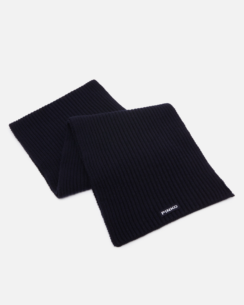 RIBBED WOOL AND CASHMERE SCARF 4