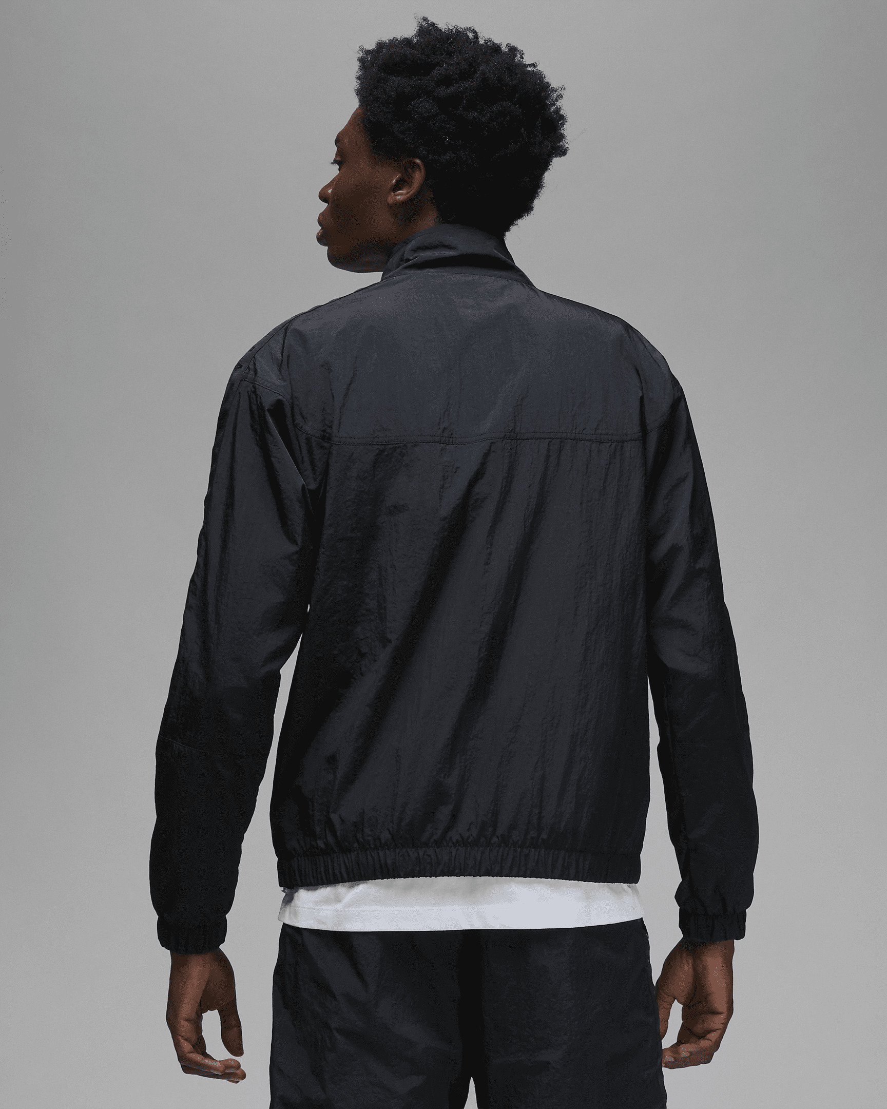 ◆ JORDAN WARM-UP JACKET Jordan - Men - Sports Jam Warm-Up Jacket - Black/Gym Red