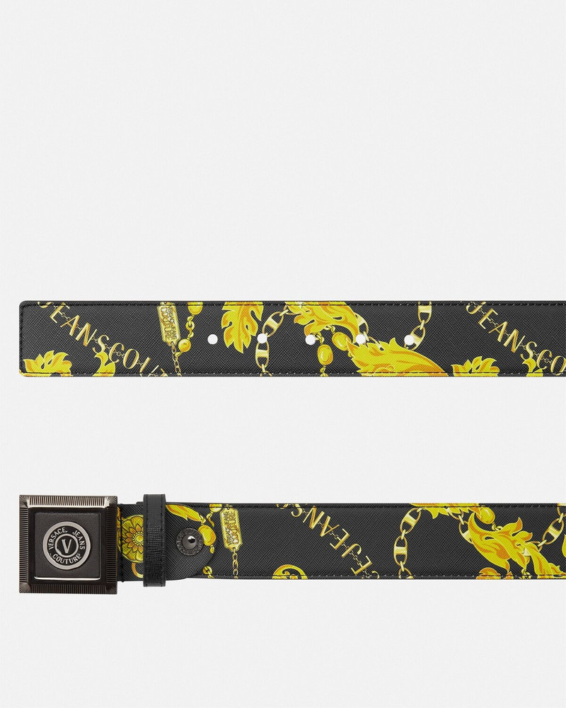 VERSACE JEANS COUTURE Chain Couture V-Emblem Belt outlook