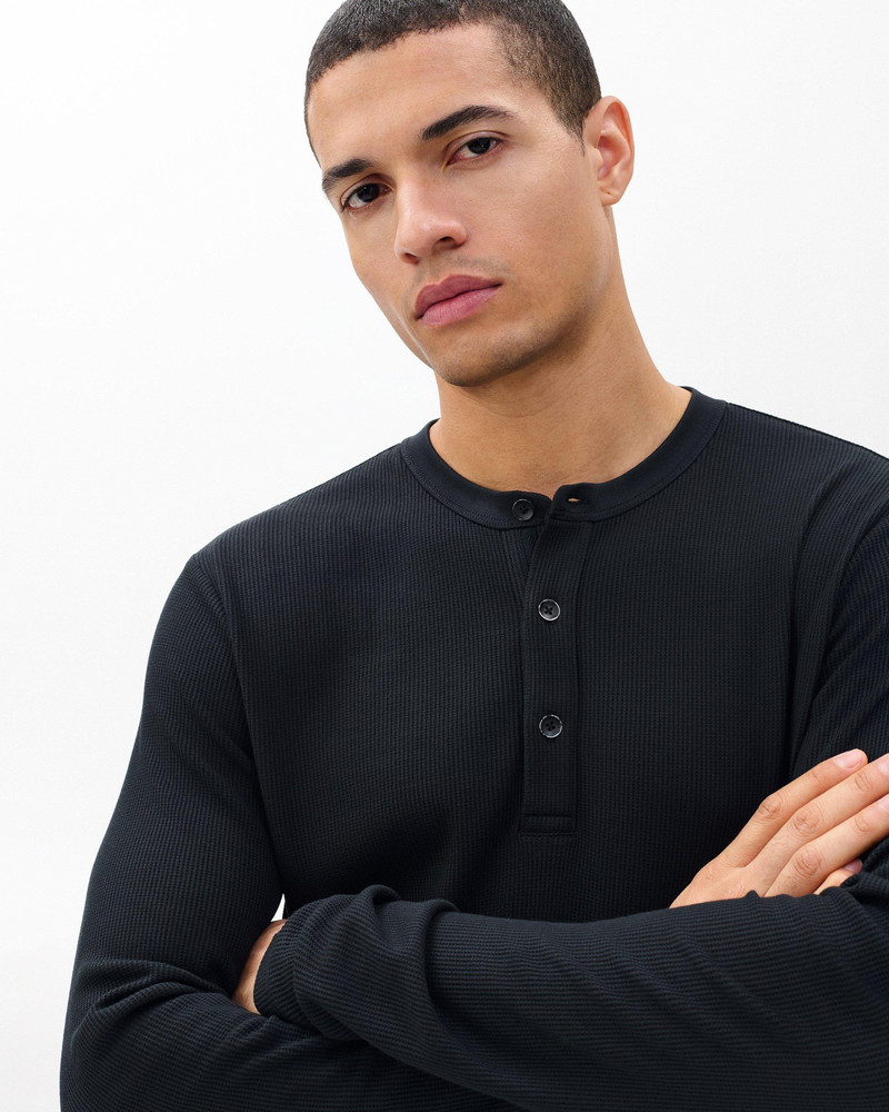 Tech Waffle Henley 4